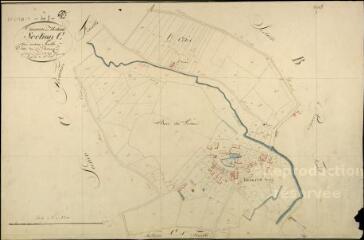 1 vue  - Mesland : plans du cadastre napoléonien. Section C2 dite du bourg (ouvre la visionneuse)