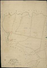1 vue Meslay : plans du cadastre napoléonien. Tableau d'assemblage