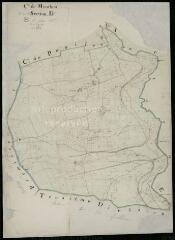 1 vue Monthou-sur-Cher : plans du cadastre napoléonien. Section D4