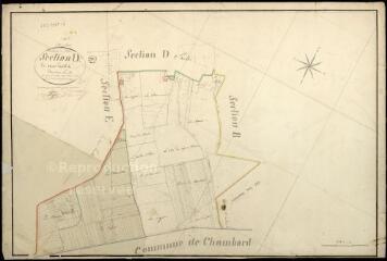 1 vue  - Muides-sur-Loire : plans du cadastre napoléonien. Section D2 (ouvre la visionneuse)