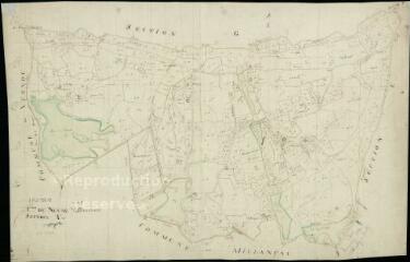 1 vue Neung-sur-Beuvron : plans du cadastre napoléonien. Section F