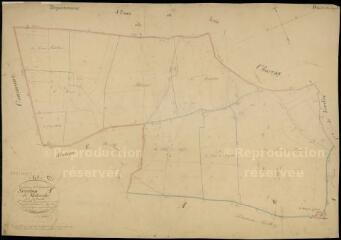 1 vue  - Ouzouer-le-Doyen : plans du cadastre napoléonien. Section A1 dite de maillonville (ouvre la visionneuse)