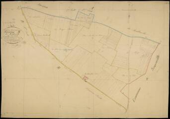 1 vue  - Ouzouer-le-Doyen : plans du cadastre napoléonien. Section B1 dite de bouillonville (ouvre la visionneuse)