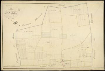 1 vue  - Saint-Laurent-des-Bois : plans du cadastre napoléonien. Section A1 dite de villesiclaire (ouvre la visionneuse)