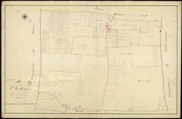 1 vue  - Saint-Laurent-des-Bois : plans du cadastre napoléonien. Section A2 dite de villesiclaire (ouvre la visionneuse)