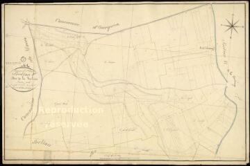 1 vue  - Saint-Léonard-en-Beauce : plans du cadastre napoléonien. Section F2 dite de la vacherie (ouvre la visionneuse)