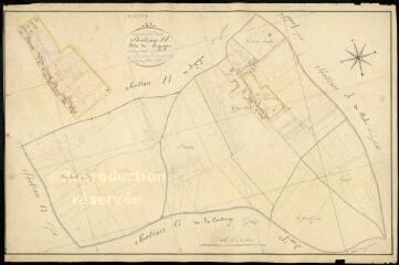 1 vue  - Saint-Léonard-en-Beauce : plans du cadastre napoléonien. Section H1 dite de sigogne (ouvre la visionneuse)