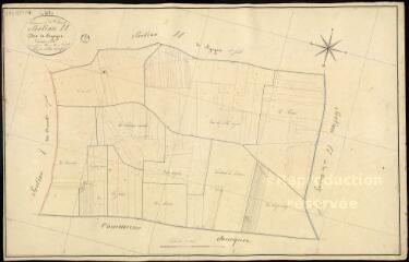 1 vue  - Saint-Léonard-en-Beauce : plans du cadastre napoléonien. Section H2 dite de sigogne (ouvre la visionneuse)