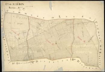 1 vue  - Saint-Lubin-en-Vergonnois : plans du cadastre napoléonien. Section A1 A3 A5 (ouvre la visionneuse)