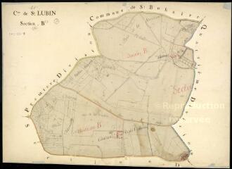 1 vue  - Saint-Lubin-en-Vergonnois : plans du cadastre napoléonien. Section B2 B3 (ouvre la visionneuse)