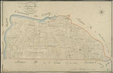 1 vue  - Saint-Rimay : plans du cadastre napoléonien. Section E dite de piquant (ouvre la visionneuse)