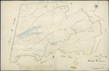 1 vue  - Salbris : plans du cadastre napoléonien. Section A2 dite du Ruisseau (ouvre la visionneuse)