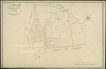 1 vue Séris : plans du cadastre napoléonien. Section C2 dite de dugny