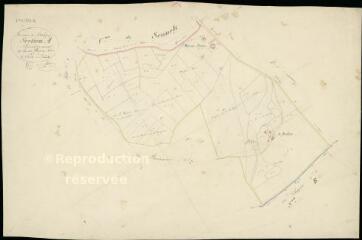 1 vue  - Souvigny : plans du cadastre napoléonien. Section A, développement (ouvre la visionneuse)