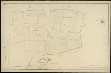 1 vue  - Talcy : plans du cadastre napoléonien. Section B1 dite du bourg (ouvre la visionneuse)