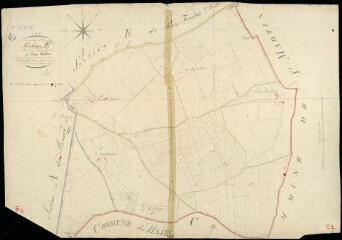 1 vue Ternay : plans du cadastre napoléonien. Section E1 dite de bois freslon