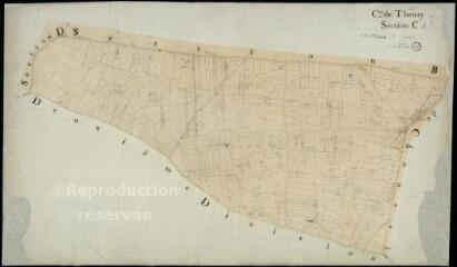1 vue  - Thenay : plans du cadastre napoléonien. Section C1 (ouvre la visionneuse)