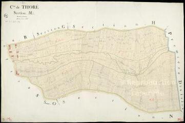1 vue  - Thoré-la-Rochette : plans du cadastre napoléonien. Section M2 (ouvre la visionneuse)