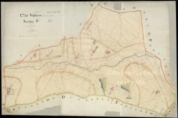 1 vue  - Vallières-les-Grandes : plans du cadastre napoléonien. Section F1 (ouvre la visionneuse)