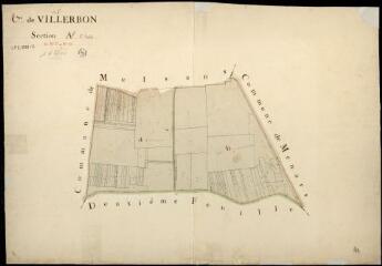 1 vue  - Villerbon : plans du cadastre napoléonien. Section A1 (ouvre la visionneuse)