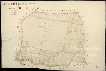 1 vue  - Villerbon : plans du cadastre napoléonien. Section E1 (ouvre la visionneuse)