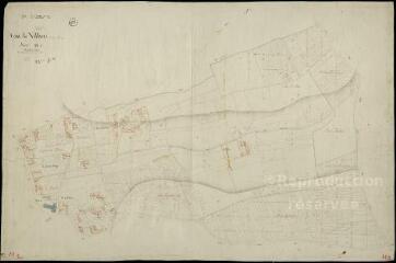 1 vue  - Villiers-sur-Loir : plans du cadastre napoléonien. Section H1 (ouvre la visionneuse)