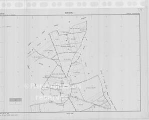 1 vue Boisseau (Commune de) : plan de remembrement. Tableau d'assemblage détaillé partie ouest