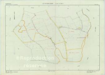 1 vue Plessis-Dorin le (Commune de) : plan de remembrement. Section ZE