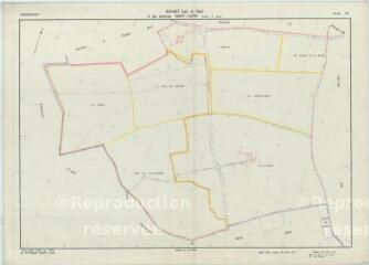 1 vue Rahart (Commune de) : plan de remembrement. Section ZN