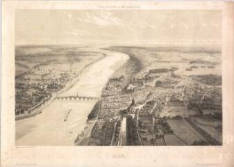 1 vue  - Blois : vues générales et plans de la ville : Voyage aérien sur la Loire et ses bords (ouvre la visionneuse)