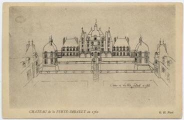 1 vue Le château en 1762. Dessin à la plume.