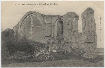 1 vue Restes de la chapelle du Marchais.