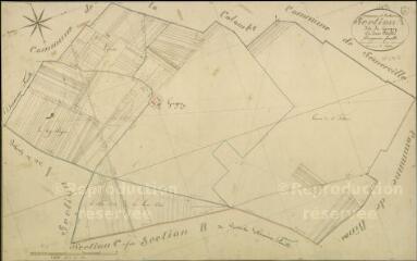 1 vue Autainville : plans du cadastre napoléonien. Section A1 dite de guigny