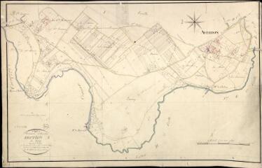 1 vue Averdon : plans du cadastre napoléonien. Section I1 dite du bourg