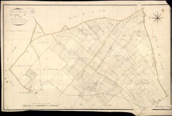 1 vue Averdon : plans du cadastre napoléonien. Section I2 dite du bourg