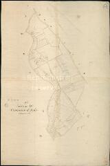 1 vue Azé : plans du cadastre napoléonien. Section D2