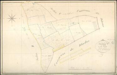 1 vue Baigneaux : plans du cadastre napoléonien. Section C2 dite du moulin