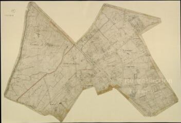 1 vue Blois : plans du cadastre napoléonien. Section C2 [partie du territoire de la commune de Saint-Gervais, séparée de Blois en 1828]