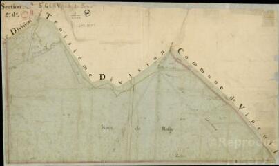 1 vue Blois : plans du cadastre napoléonien. Section C4 [partie du territoire de la commune de Saint-Gervais, séparée de Blois en 1828]
