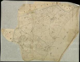 1 vue Blois : plans du cadastre napoléonien. Section D3