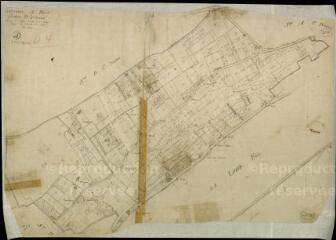 1 vue Blois : plans du cadastre napoléonien. Section D4