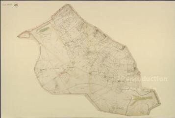 1 vue Blois : plans du cadastre napoléonien. Section E1
