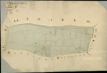 1 vue Chailles : plans du cadastre napoléonien. Section F1