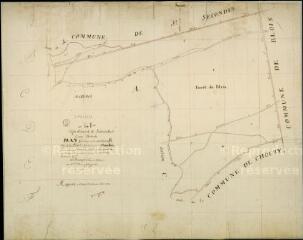 1 vue Chambon-sur-Cisse : plans du cadastre napoléonien. Section B dite de la forêt
