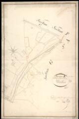 1 vue Chambord : plans du cadastre napoléonien. Section B dite des pavillons de saint-dyé et de la chaussée