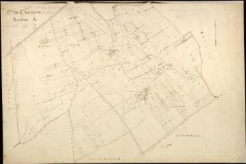 1 vue Chaumont-sur-Loire : plans du cadastre napoléonien. Section A2