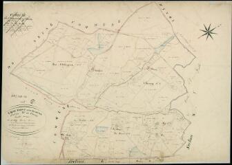 1 vue Chaumont-sur-Tharonne : plans du cadastre napoléonien. Section M dite de Chançay
