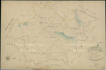 1 vue Chaumont-sur-Tharonne : plans du cadastre napoléonien. Section N2 dite de la Motte