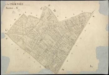 1 vue Chaussée-Saint-Victor (La) : plans du cadastre napoléonien. Section A