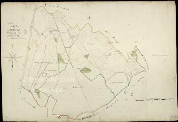 1 vue Cheverny : plans du cadastre napoléonien. Section B dite de la roubelliere